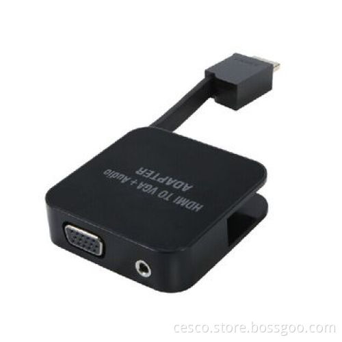 HDMI AM/VGA+3.5 audio adapter